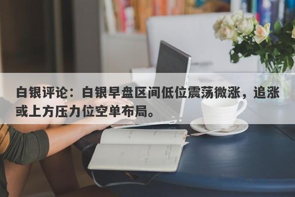 白银评论：白银早盘区间低位震荡微涨，追涨或上方压力位空单布局。